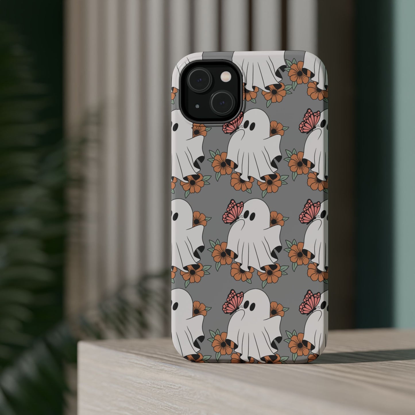 Cute Ghost Floral Phone Case