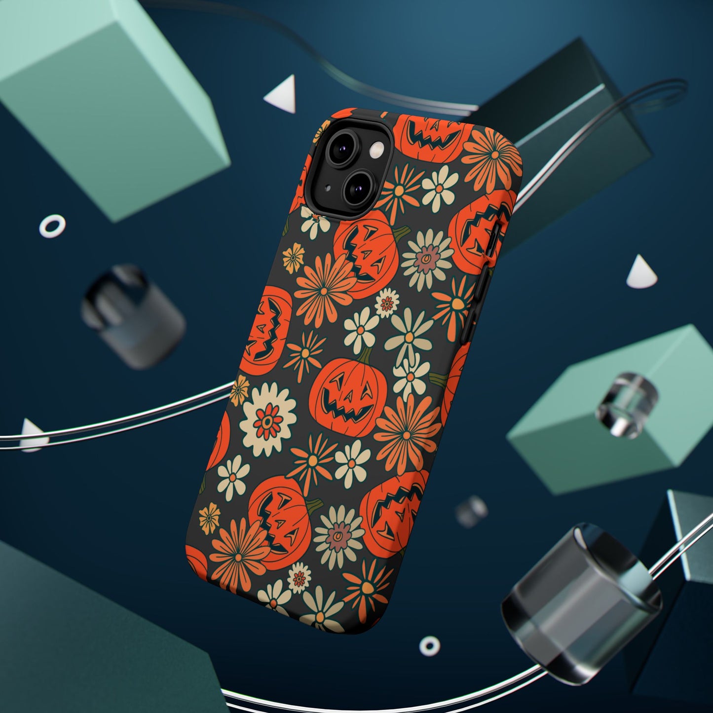 Pumpkin Floral iPhone Case