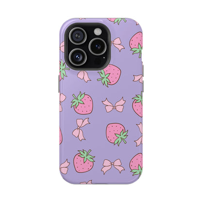 Cute Strawberry Pattern Phone Case