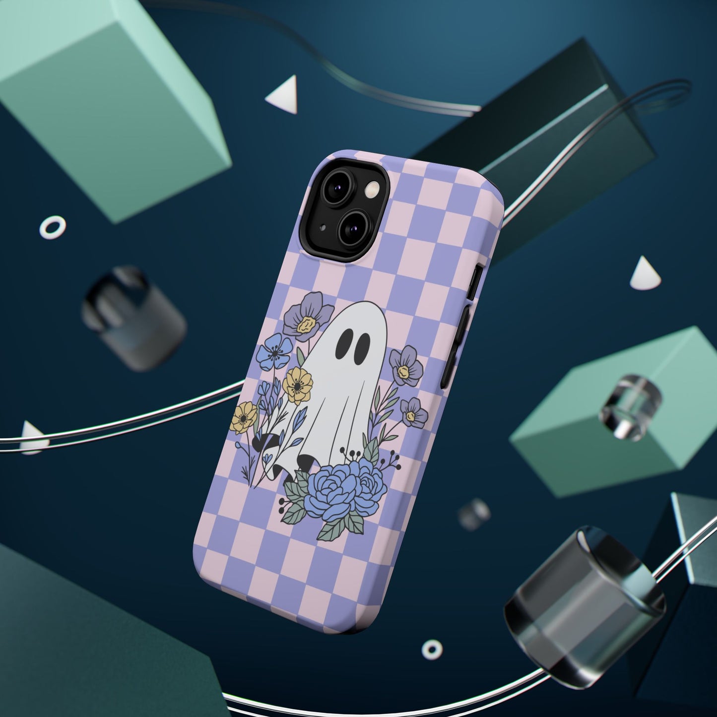 Cute Ghost Floral Phone Case