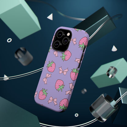 Cute Strawberry Pattern Phone Case
