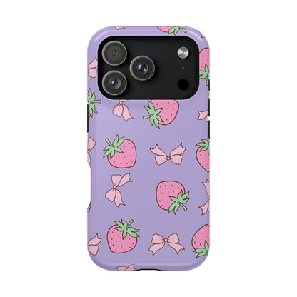 Cute Strawberry Pattern Phone Case
