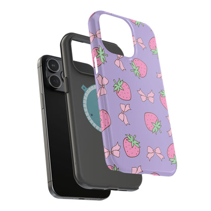 Cute Strawberry Pattern Phone Case