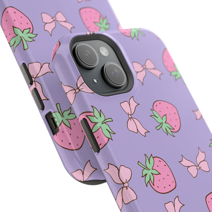 Cute Strawberry Pattern Phone Case