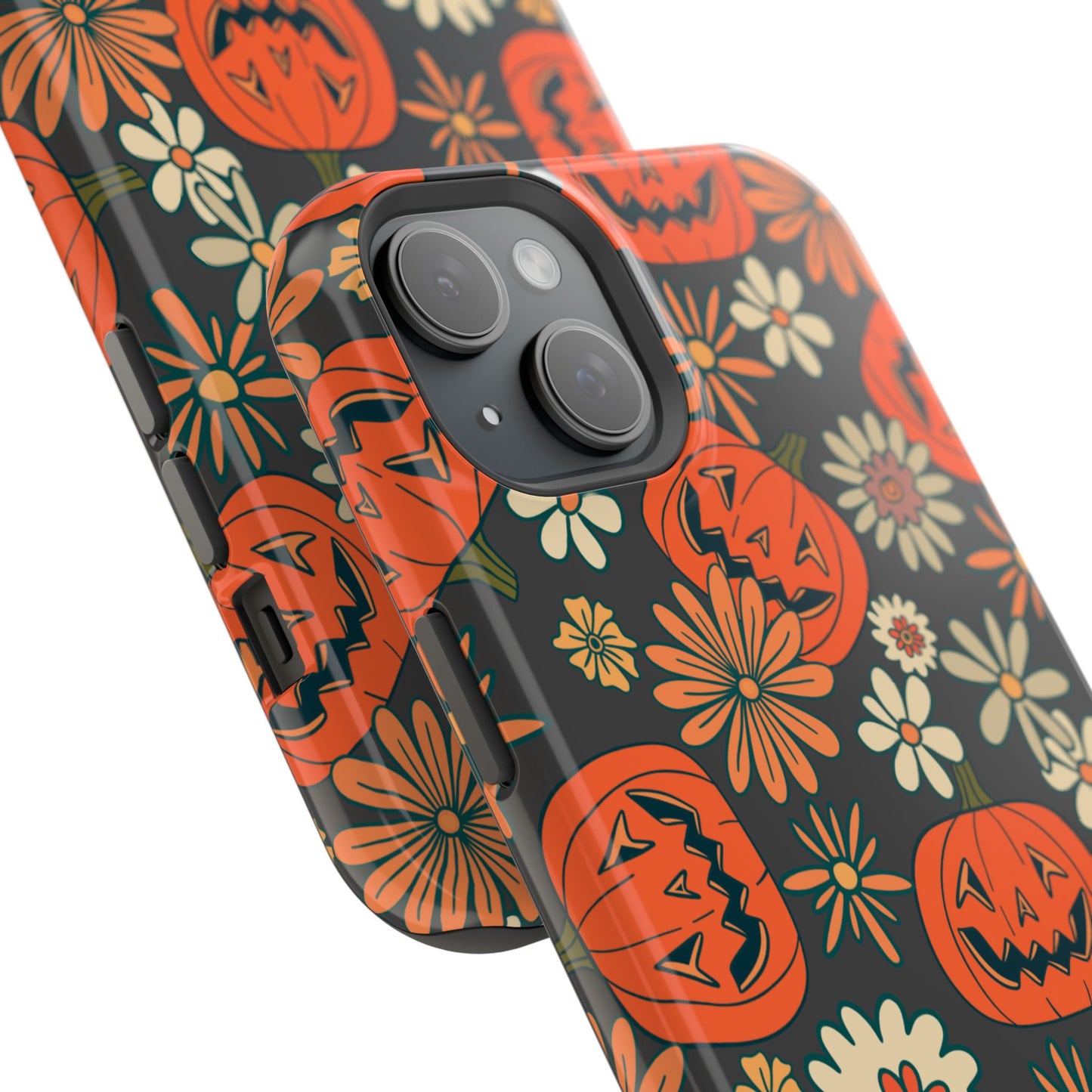 Pumpkin Floral iPhone Case
