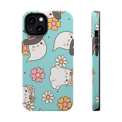 Cute Floral Ghost Magnetic Phone Case