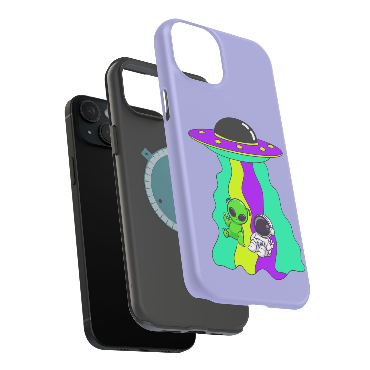 Alien and Astronaut Phone Case