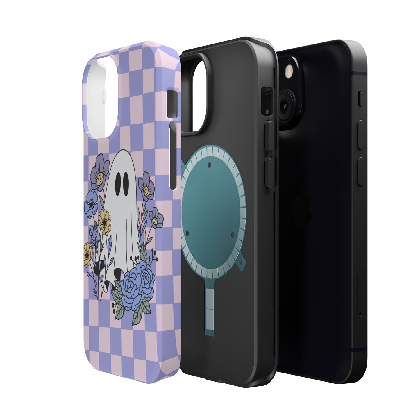 Cute Ghost Floral Phone Case