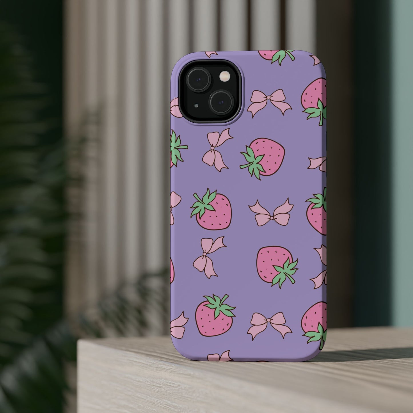 Cute Strawberry Pattern Phone Case