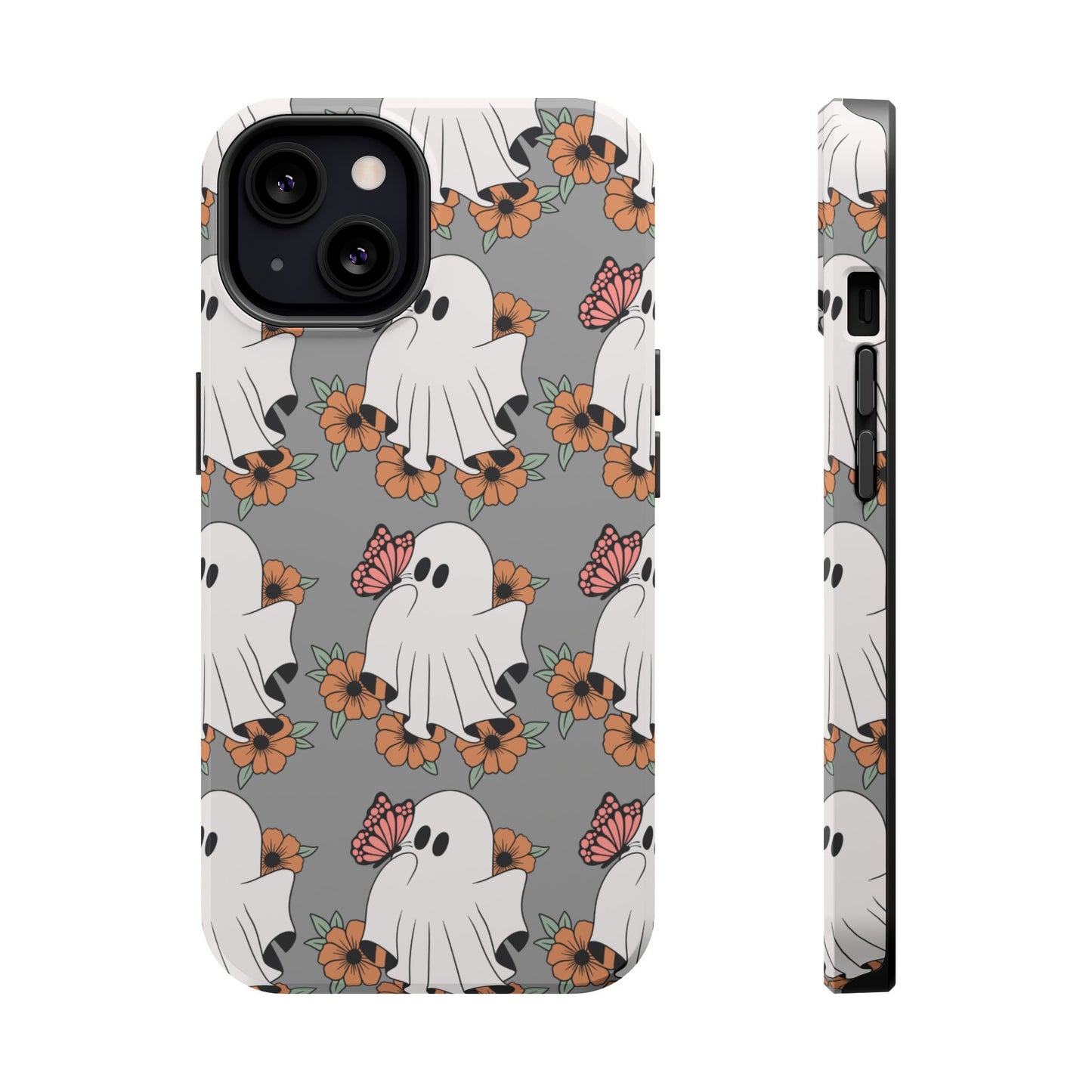 Cute Ghost Floral Phone Case