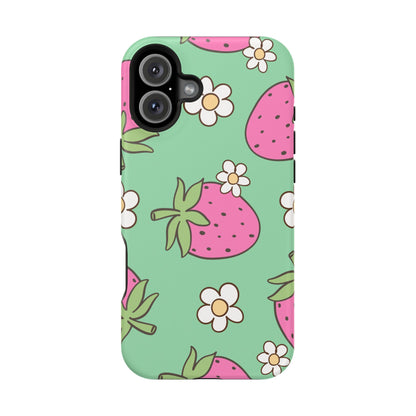 Cute Strawberry Impact-Resistant Phone Case