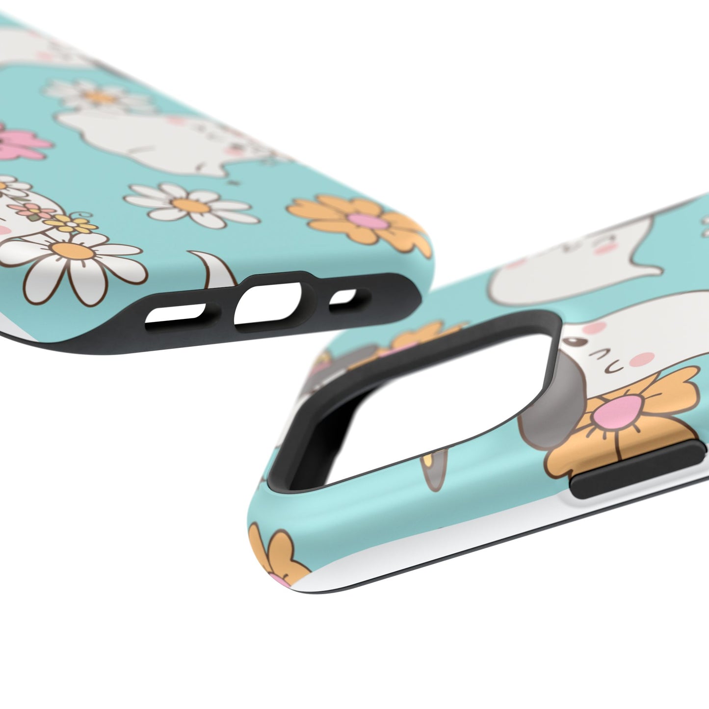 Cute Floral Ghost Magnetic Phone Case