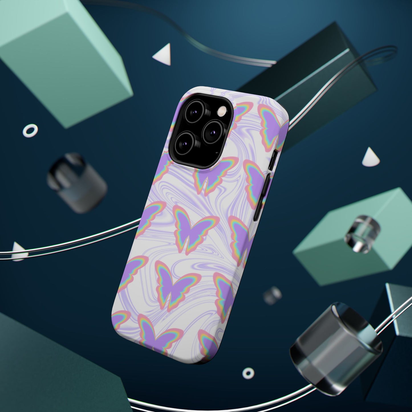 Colorful Butterfly Magnetic Phone Case