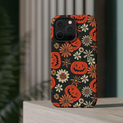 Pumpkin Floral iPhone Case