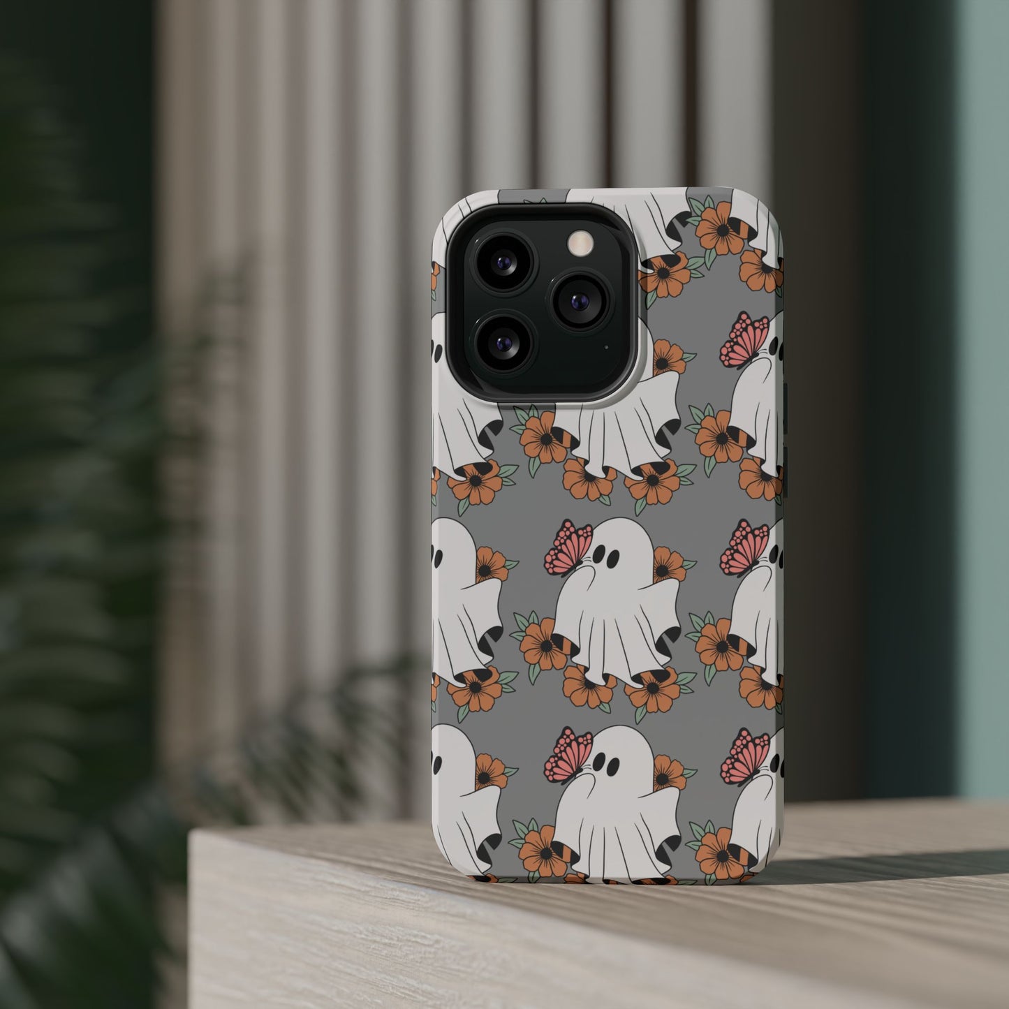 Cute Ghost Floral Phone Case