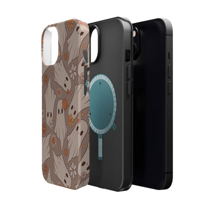 Ghostly Floral Magnetic Phone Cases