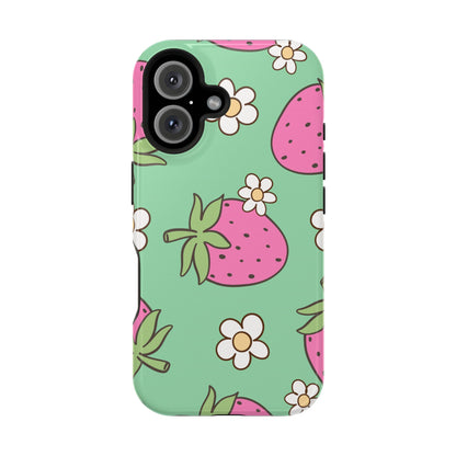 Cute Strawberry Impact-Resistant Phone Case