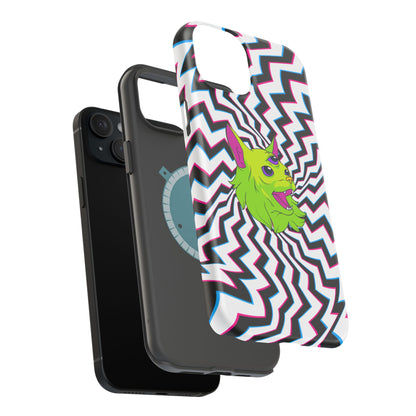 Vibrant Alien Cat Magnetic Phone Cases