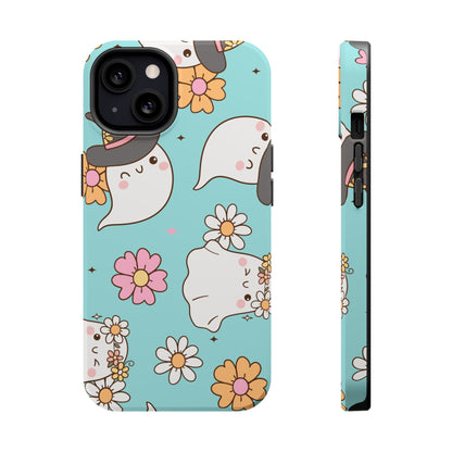 Cute Floral Ghost Magnetic Phone Case