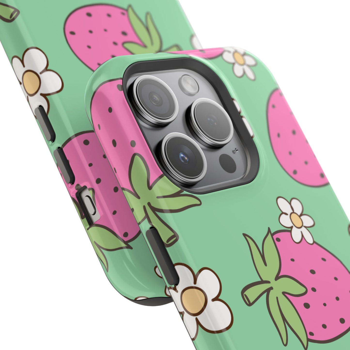 Cute Strawberry Impact-Resistant Phone Case