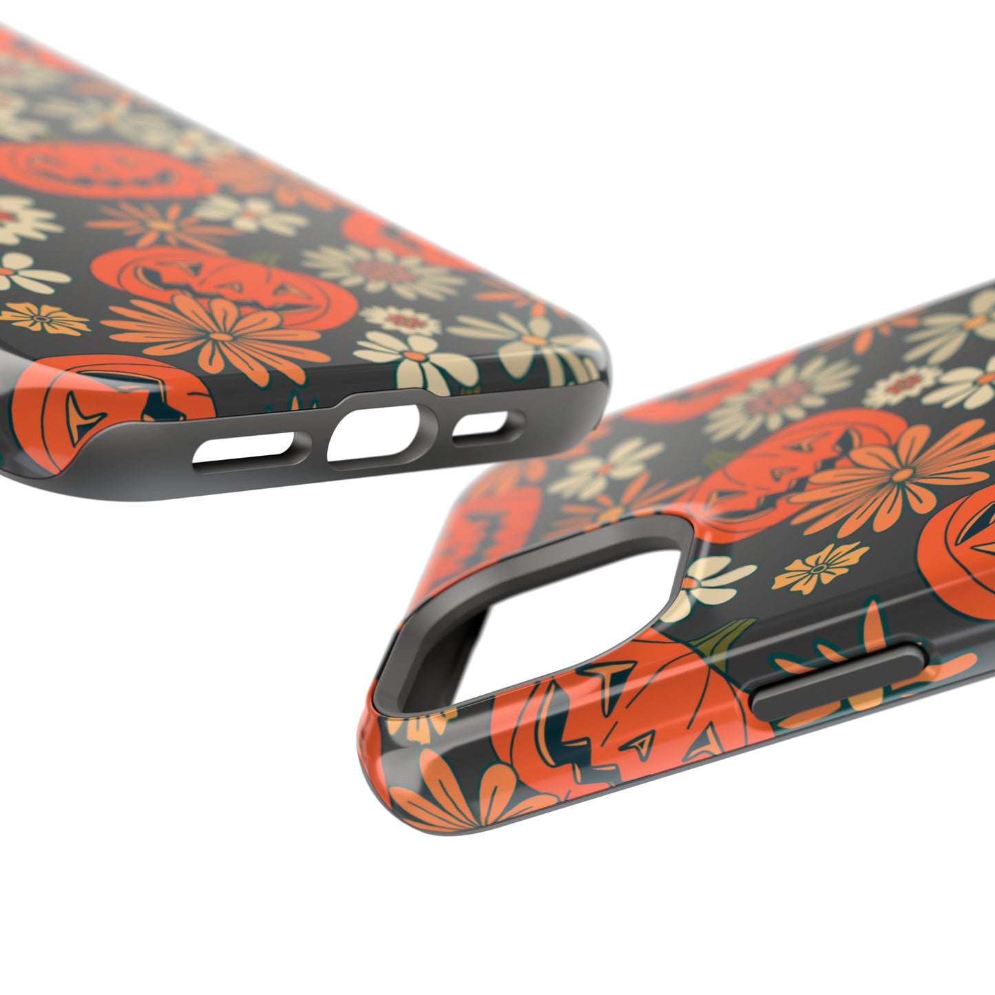 Pumpkin Floral iPhone Case