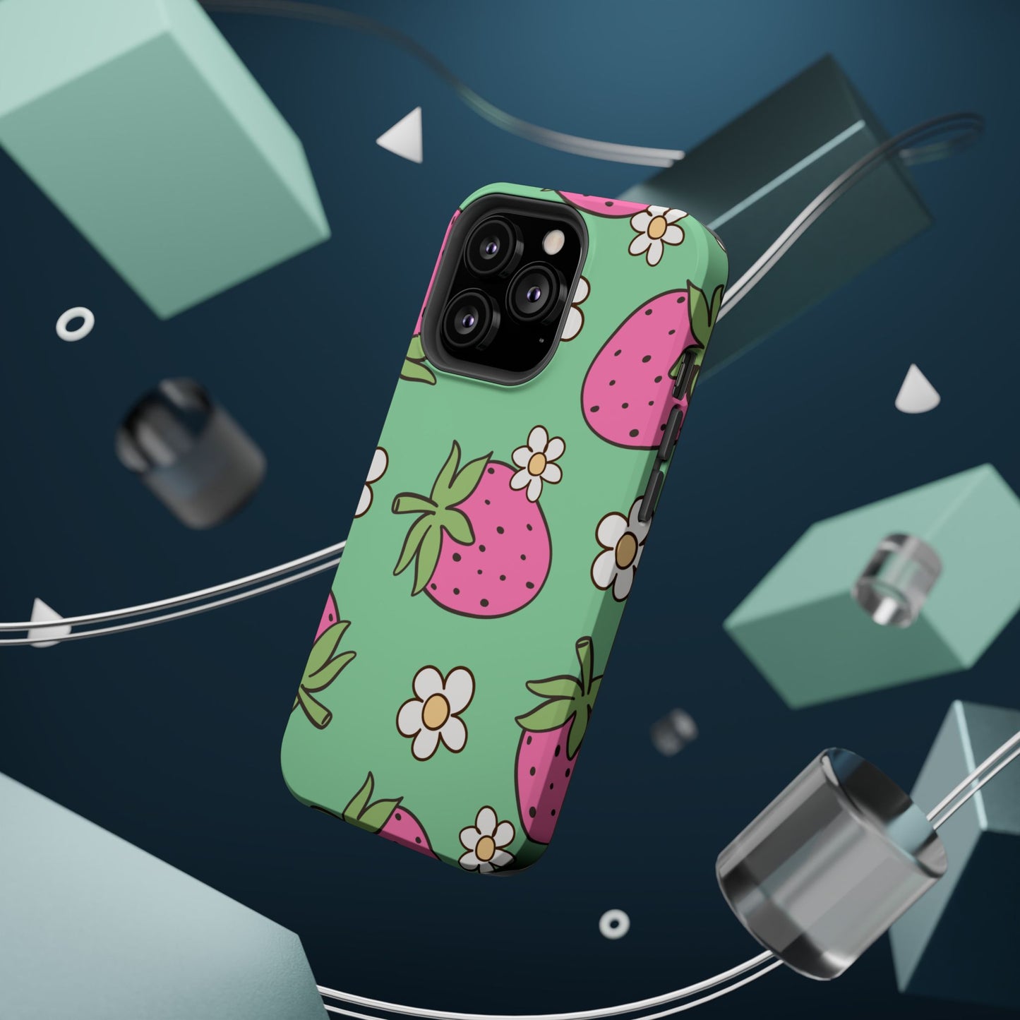 Cute Strawberry Impact-Resistant Phone Case