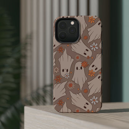 Ghostly Floral Magnetic Phone Cases