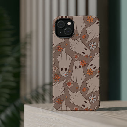 Ghostly Floral Magnetic Phone Cases