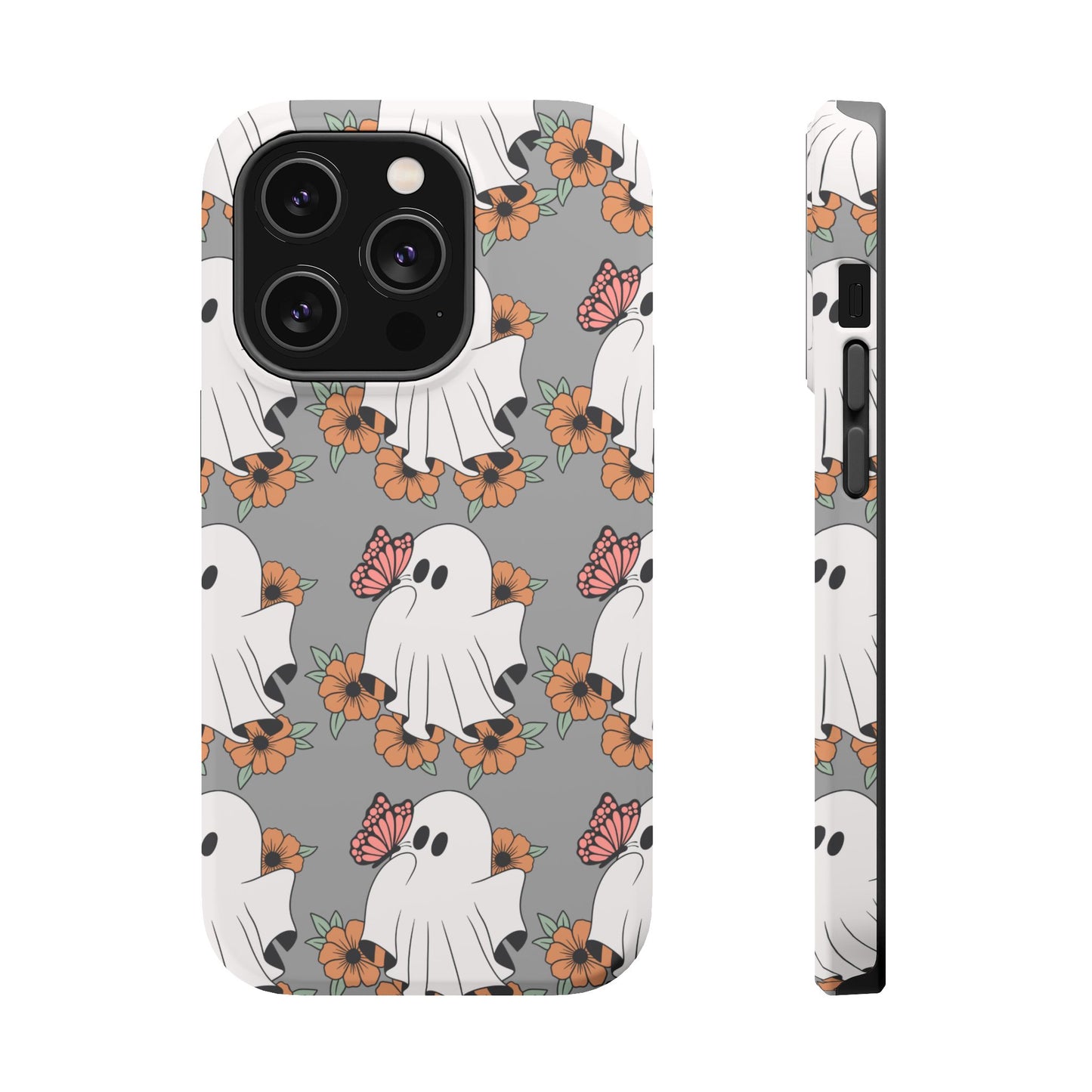 Cute Ghost Floral Phone Case