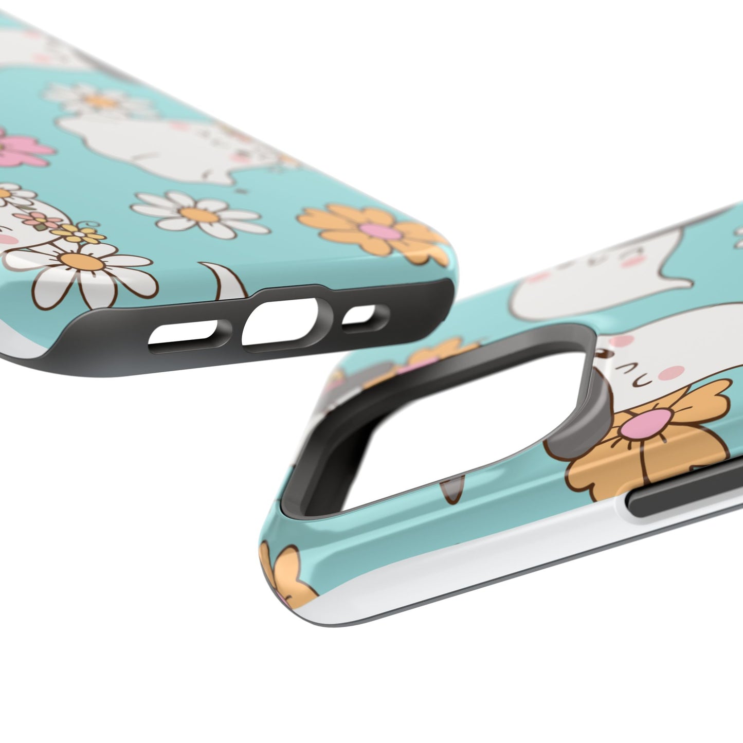 Cute Floral Ghost Magnetic Phone Case