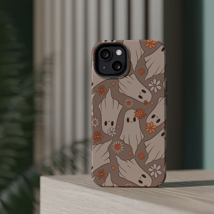Ghostly Floral Magnetic Phone Cases