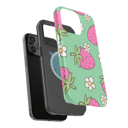 Cute Strawberry Impact-Resistant Phone Case