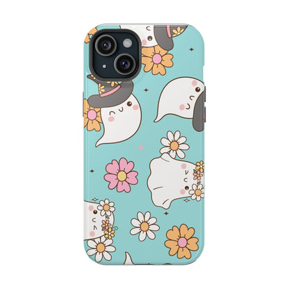 Cute Floral Ghost Magnetic Phone Case