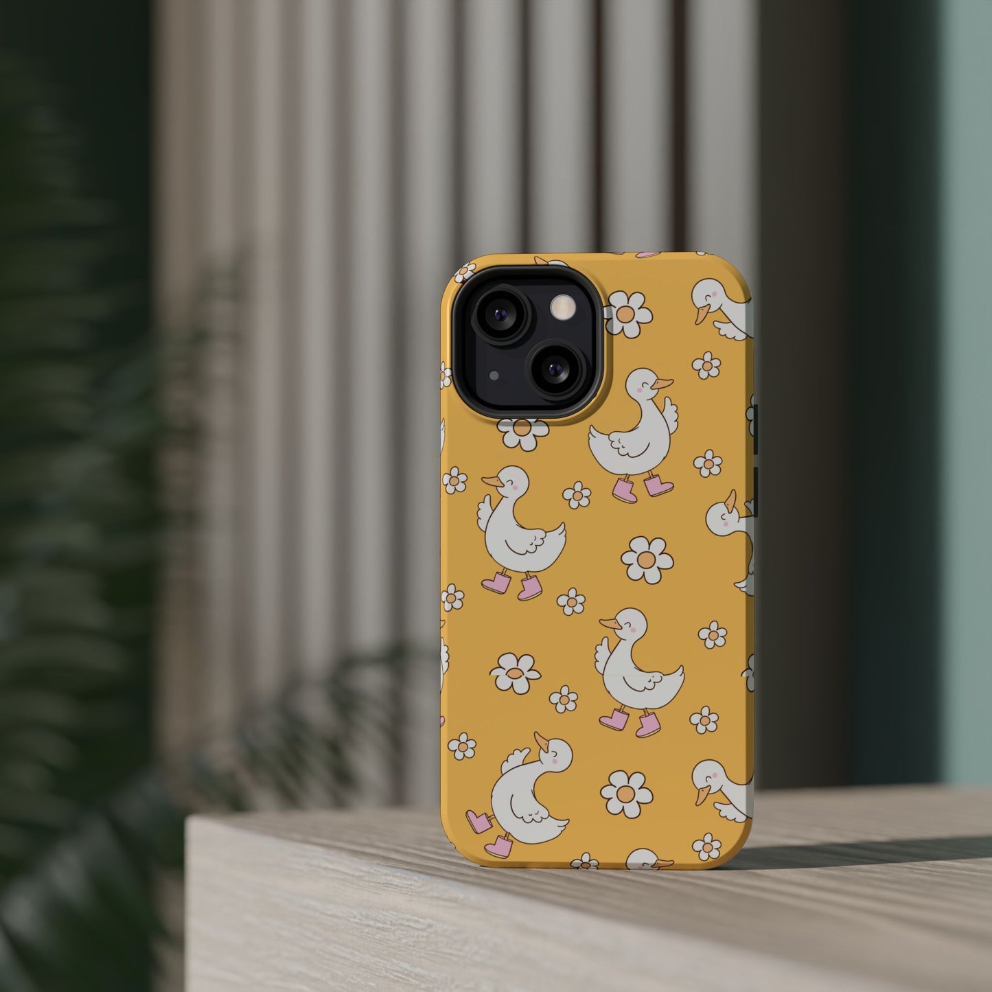 Charming Duck Pattern Magnetic Phone Case