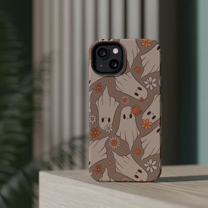 Ghostly Floral Magnetic Phone Cases