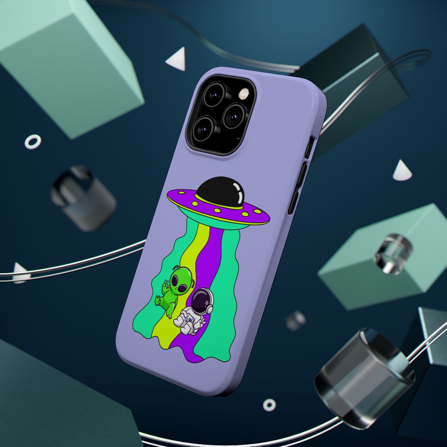 Alien and Astronaut Phone Case