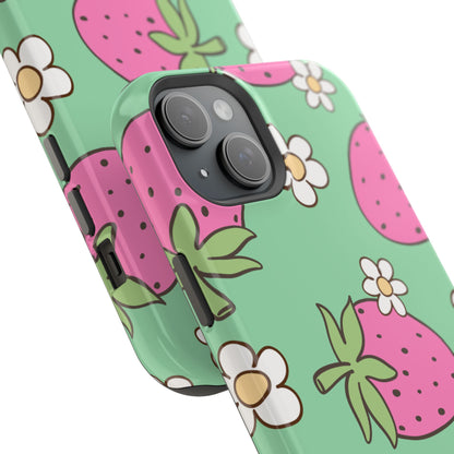 Cute Strawberry Impact-Resistant Phone Case