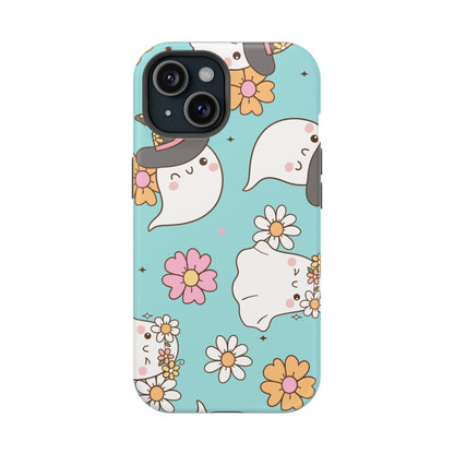 Cute Floral Ghost Magnetic Phone Case