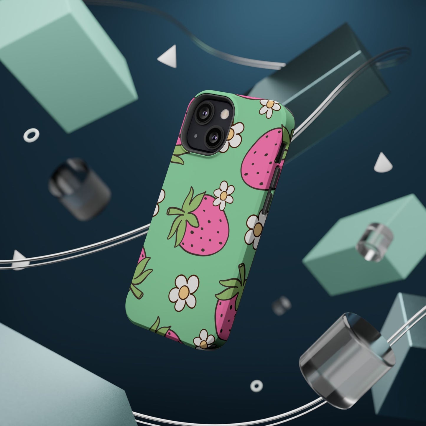 Cute Strawberry Impact-Resistant Phone Case