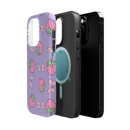 Cute Strawberry Pattern Phone Case