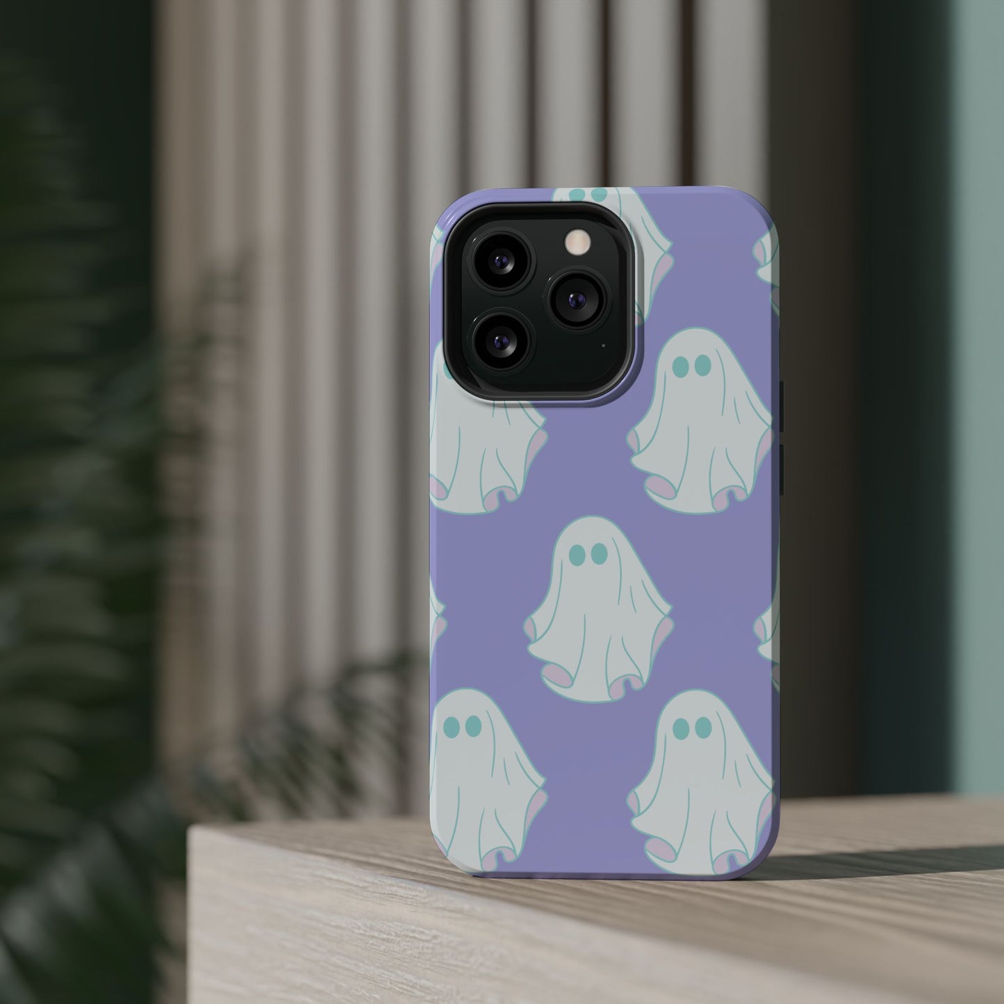 Ghost-Themed Impact-Resistant Phone Case