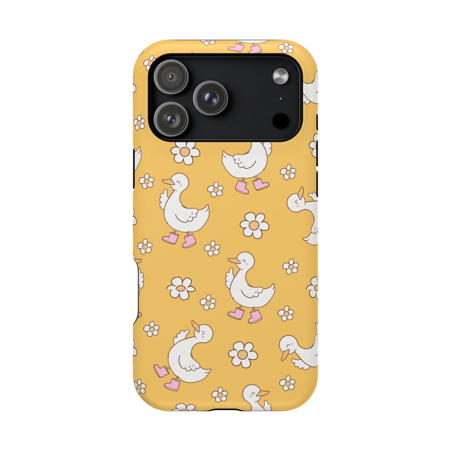 Charming Duck Pattern Magnetic Phone Case