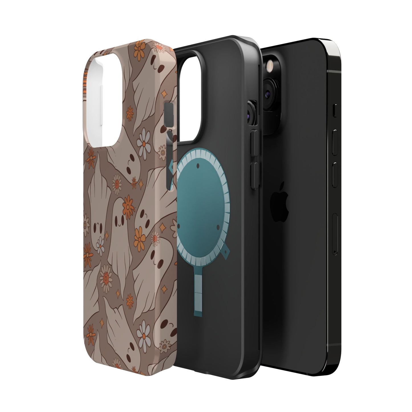 Ghostly Floral Magnetic Phone Cases