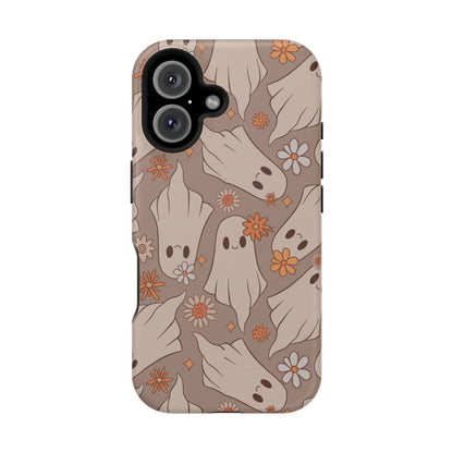 Ghostly Floral Magnetic Phone Cases