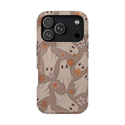 Ghostly Floral Magnetic Phone Cases