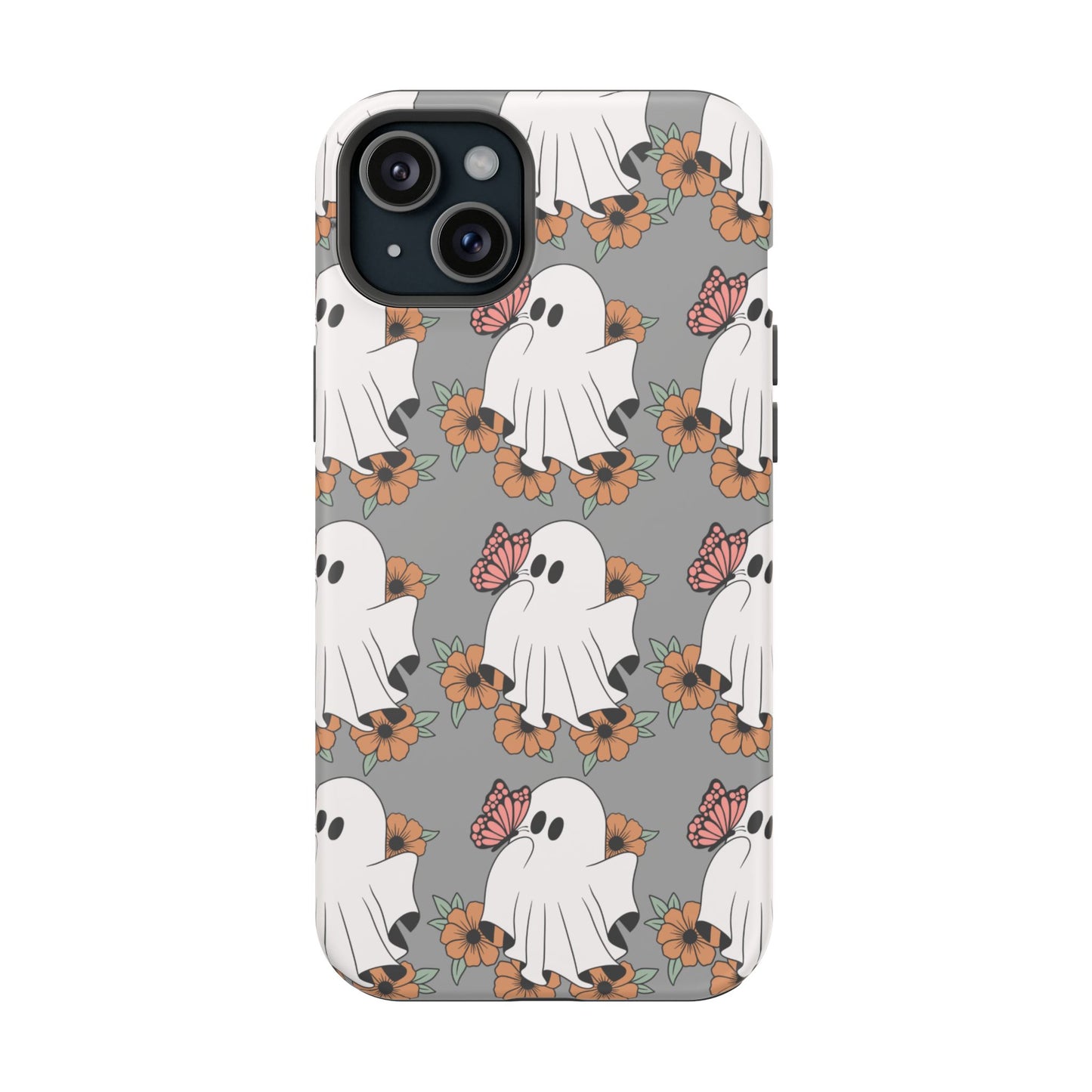 Cute Ghost Floral Phone Case