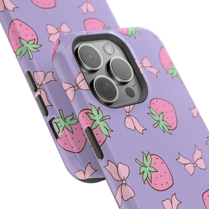 Cute Strawberry Pattern Phone Case
