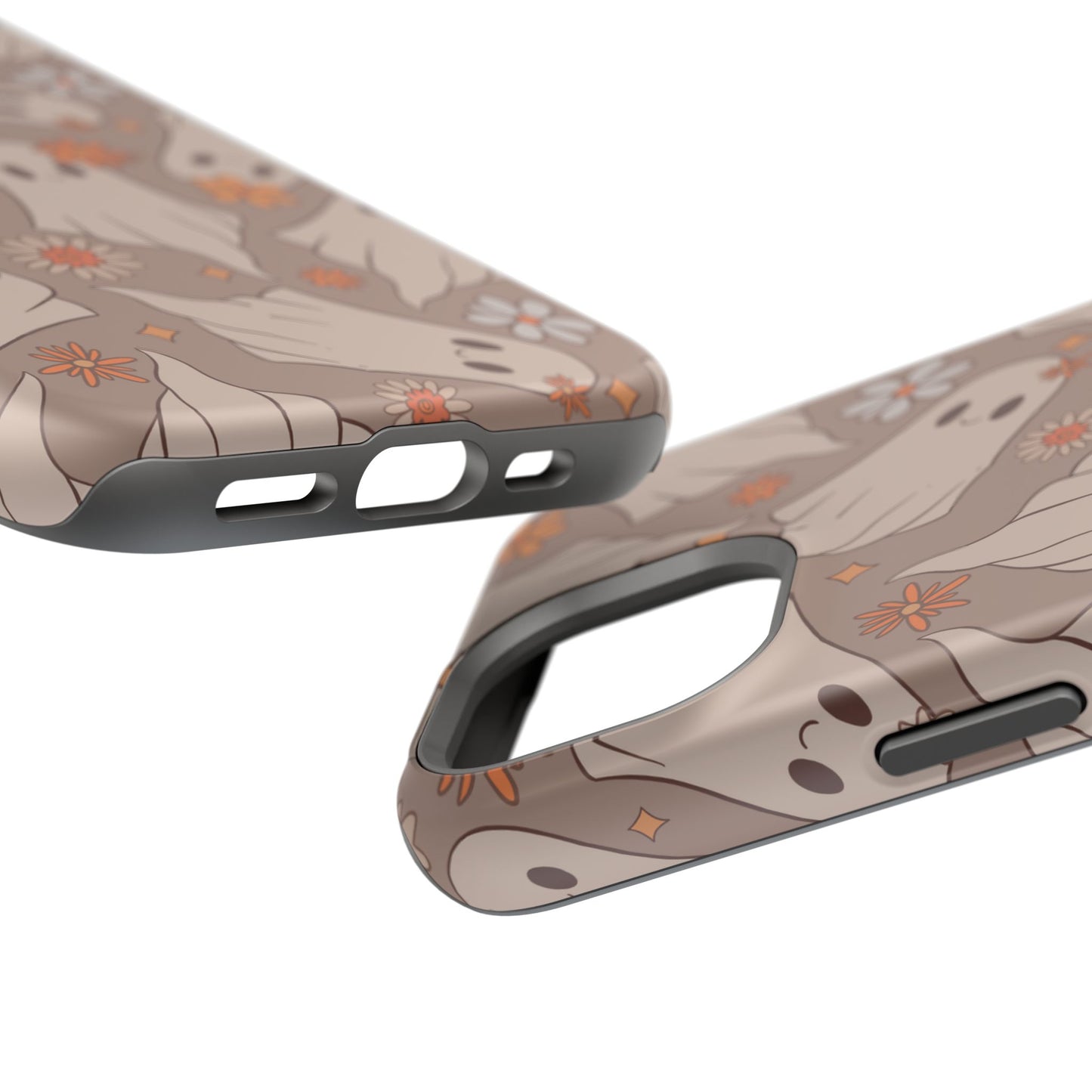 Ghostly Floral Magnetic Phone Cases