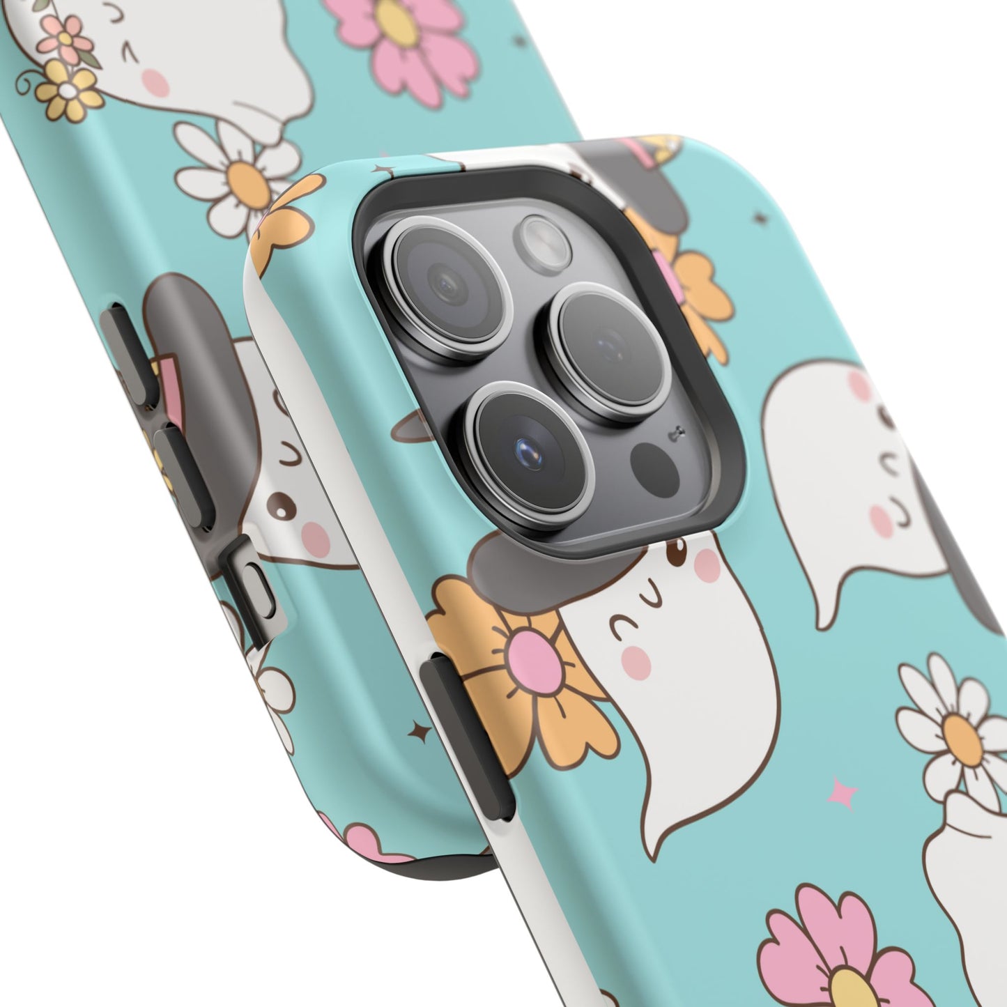 Cute Floral Ghost Magnetic Phone Case
