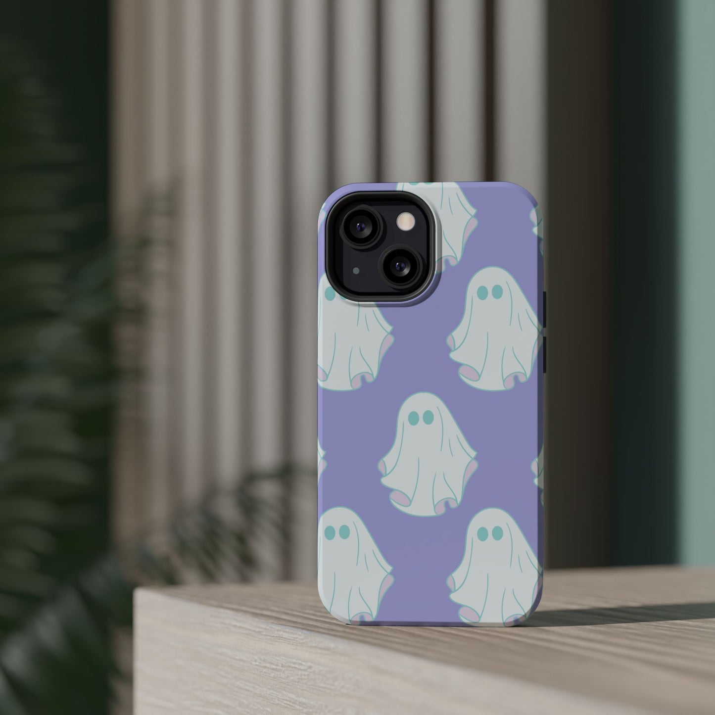 Ghost-Themed Impact-Resistant Phone Case